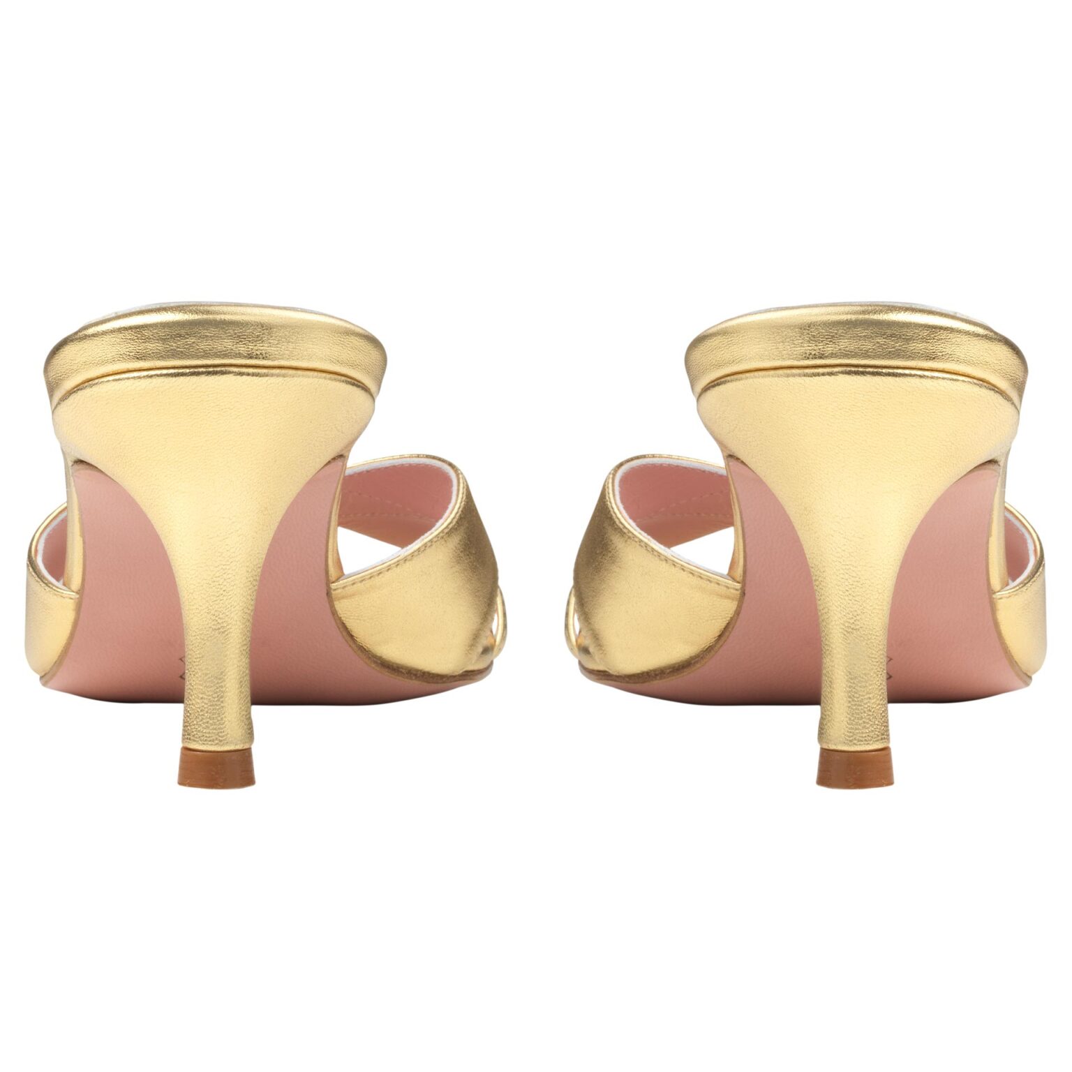 Stiletto Easy Mule Gold - Isabel Abdo Shoes